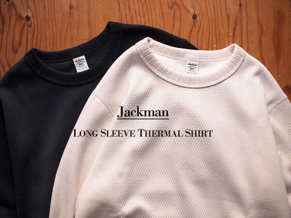 Jackman / ジャックマン】JM5322 Long Sleeve Thermal Shirt. 特殊な