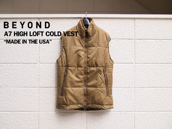 US Military】Beyond A7 High Loft Cold Vest 