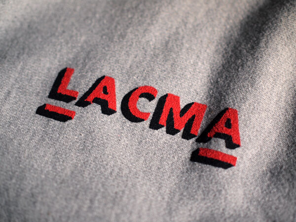 Champion】LACMA Hand Painted Sign Reverse Weave Sweat Champion】LACMA Hand Painted Sign Reverse Weave Sweat