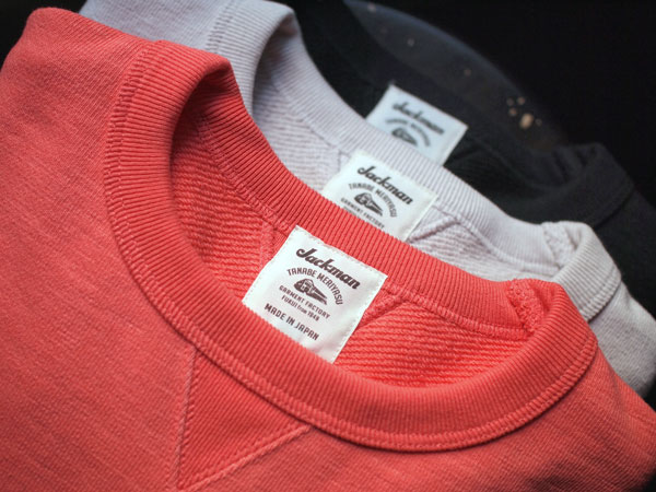 Jackman (ジャックマン) GG Sweat Crewneck / GG スウェット
