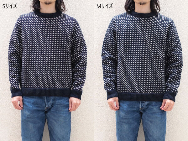 (*)様 エルエルビーン　バーズアイ　ニット　現行　ノルウェー製 セール】ノルウェージャン・バーズアイ・セーター 米国フィット