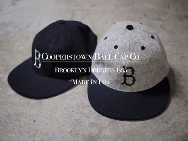 Cooperstown Ball Cap Co Brooklyn Dodgers 1955 ワールドシリーズ初優勝を遂げた1955年モデルをアップデート Hunky Dory Osaka Blog