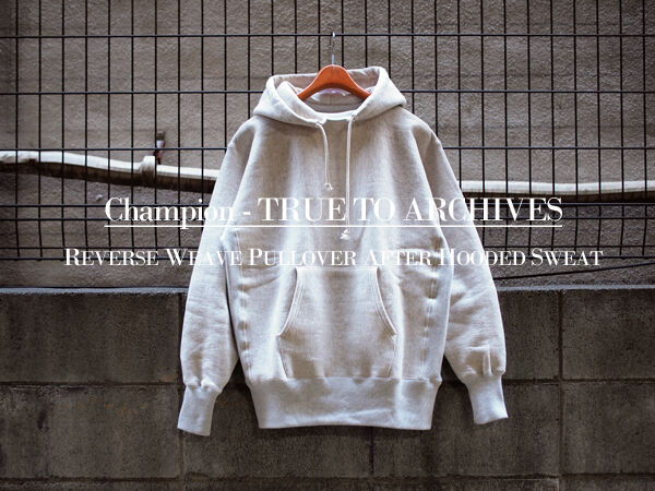 Champion-TRUE TO ARCHIVES】Reverse Weave Pullover After Hooded ...