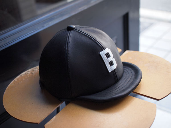BoTT × PAMブラックベースボールキャップ M Jackman / ジャックマン】JM6592 LEATHER BB CAP & JM6590 MELTON BB