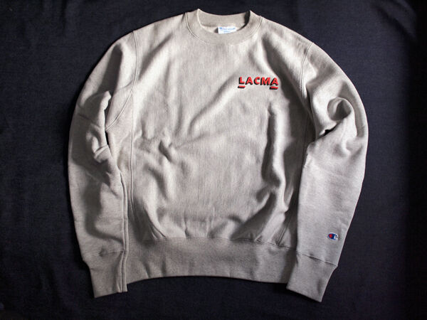 Champion】LACMA Hand Painted Sign Reverse Weave Sweat Champion】LACMA Hand Painted Sign Reverse Weave Sweat