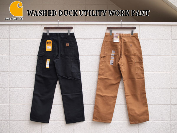 カーハート　ダークグレー ワークパンツ フェード加工 楽天市場】裾上げ無料 Carhartt カーハート #B11 レングス32