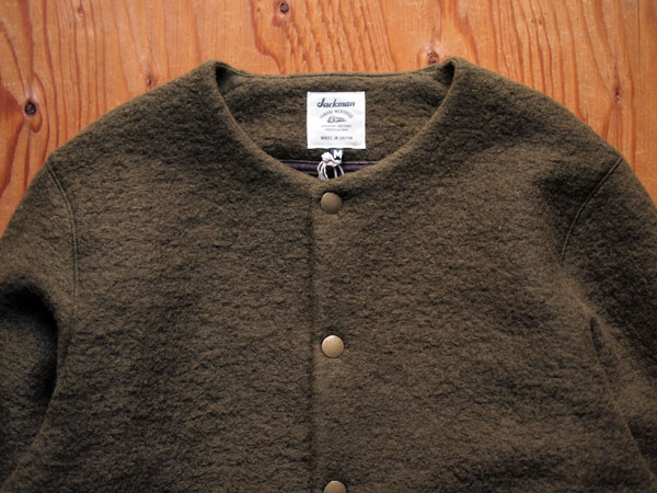 Jackman / ジャックマン】JM8278 Wool Collarless Jacket. 様々な