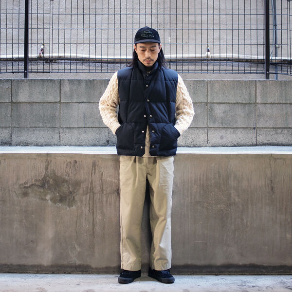 INVERALLAN / インバーアラン】1A Crew Neck Aran Sweater. 来週に寒波