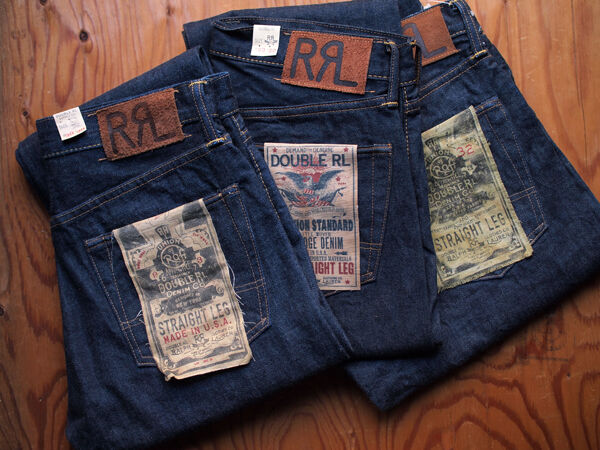 RRL / ダブルアールエル】STRAIGHT LEG ONCE WASHED JEAN. アメリカ