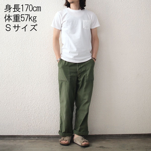 Velva Sheen】米国製5.4オンス定番ポケットTシャツのサイズ選び