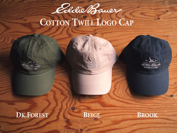 Eddie Bauer / エディーバウアー】Cotton Twill Logo Cap. クラシカル