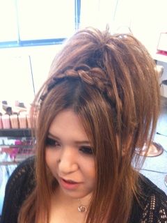 ストレートハーフアップ ﾉ 名古屋ﾍｱﾒｲｸ ｾｳ