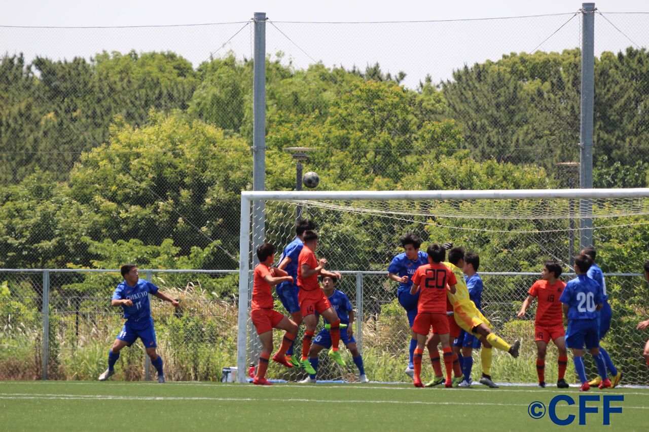 令和３年度 福岡県高等学校サッカー大会 準々決勝 筑陽学園高等学校 九州国際大学付属高等学校 Cross Football Fukuoka