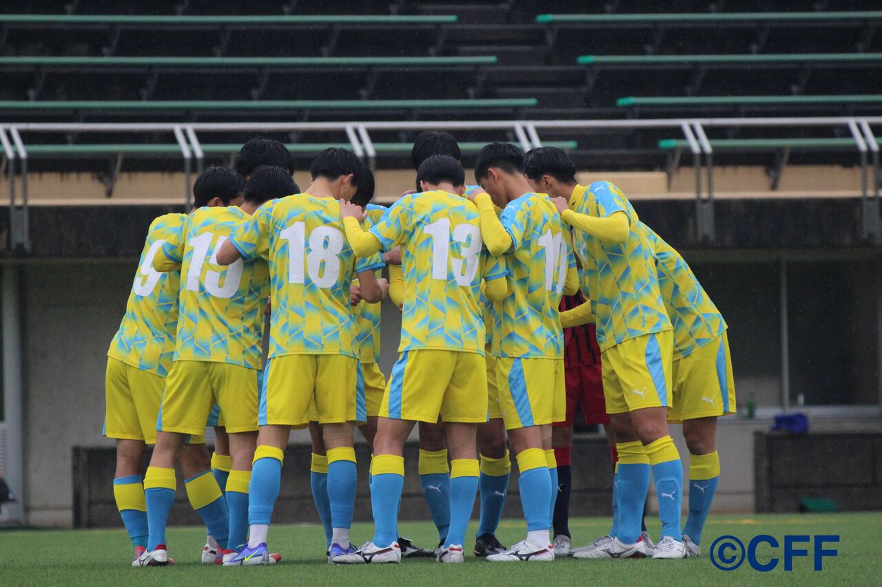 令和３年度 福岡県高等学校サッカー新人大会 準々決勝 筑陽学園高等学校 飯塚高等学校 Cross Football Fukuoka