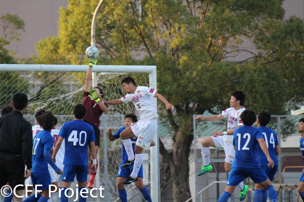 第３３回 九州大学サッカーリーグ 部 第２１節 九州産業大学 福岡大学 Cross Football Fukuoka