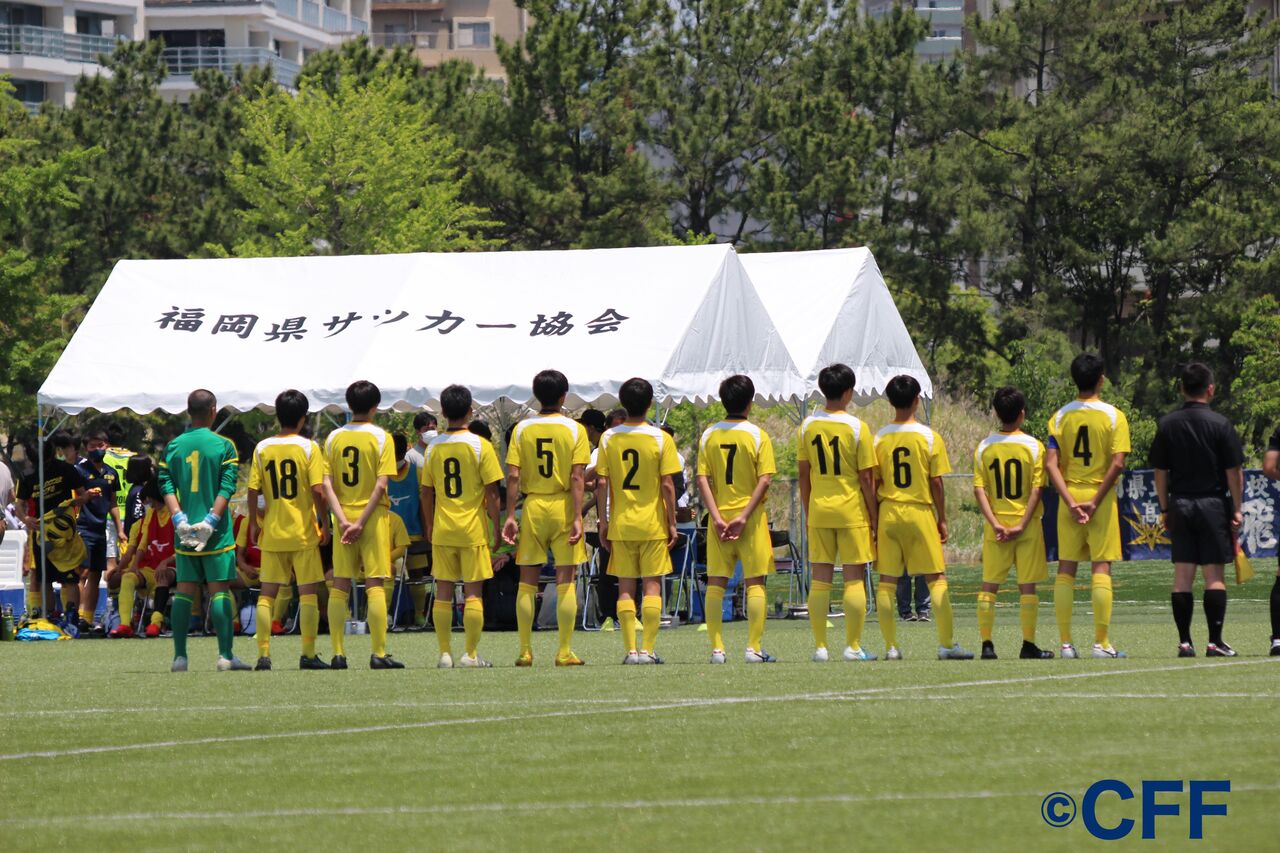 令和３年度 福岡県高等学校サッカー大会 三回戦 武蔵台高等学校 小倉東高等学校 Cross Football Fukuoka