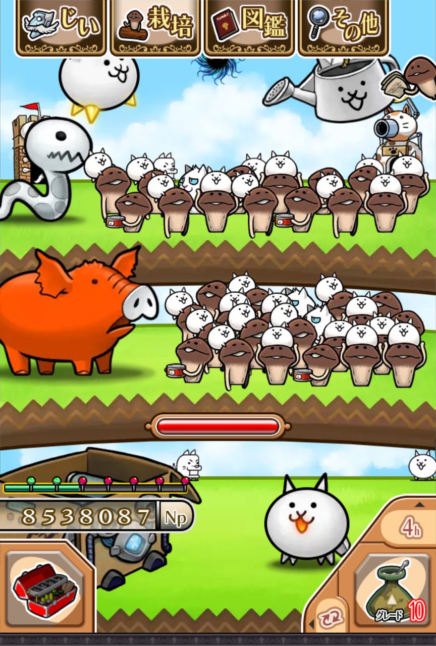 Neoなめこ にゃんこ大戦争 コラボ Colorful Na ヒトリゴト Neoなめこ にゃんこ大戦争 コラボ Colorful Na ヒトリゴト