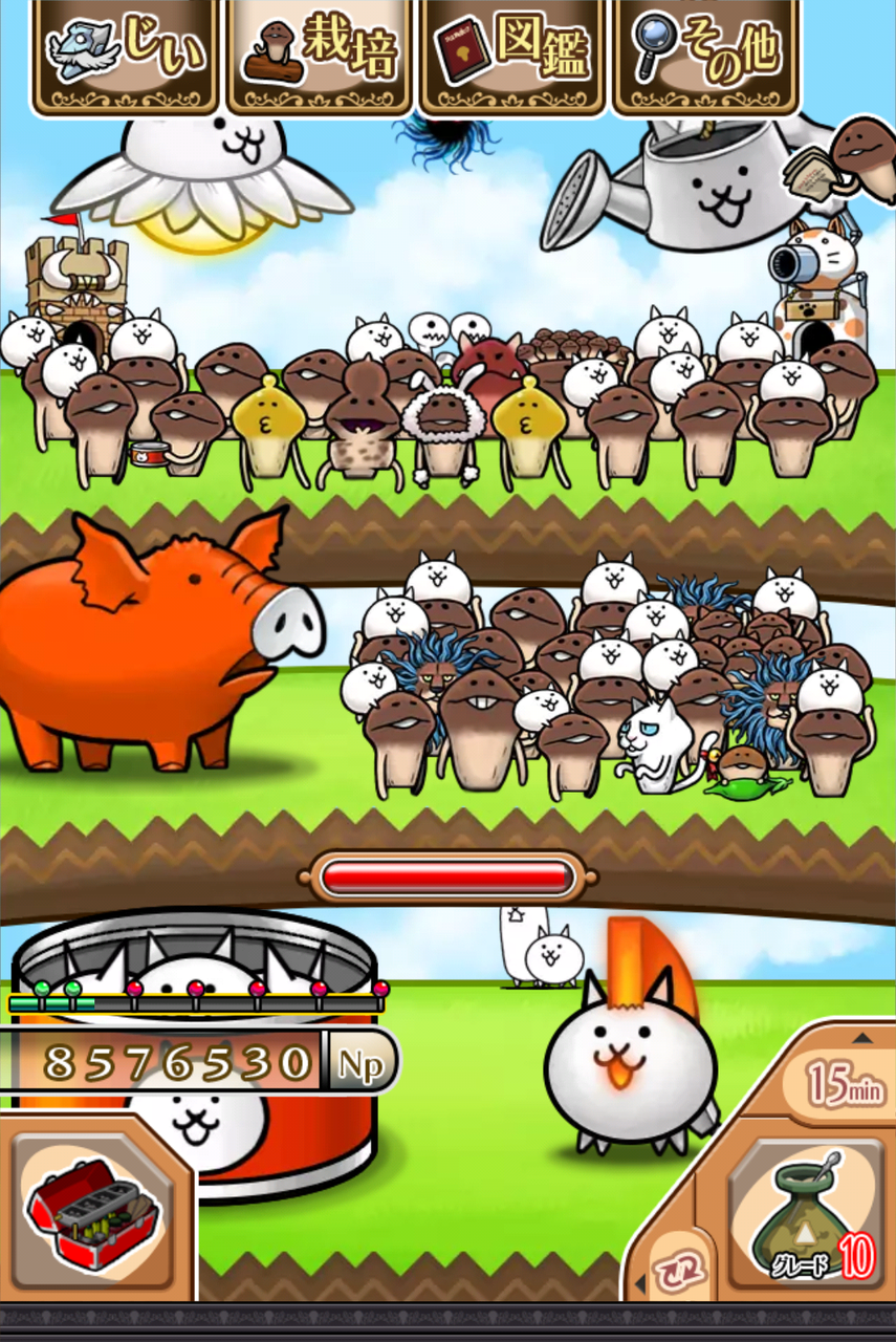 Neoなめこ にゃんこ大戦争 設備グレード2 3 Colorful Na ヒトリゴト