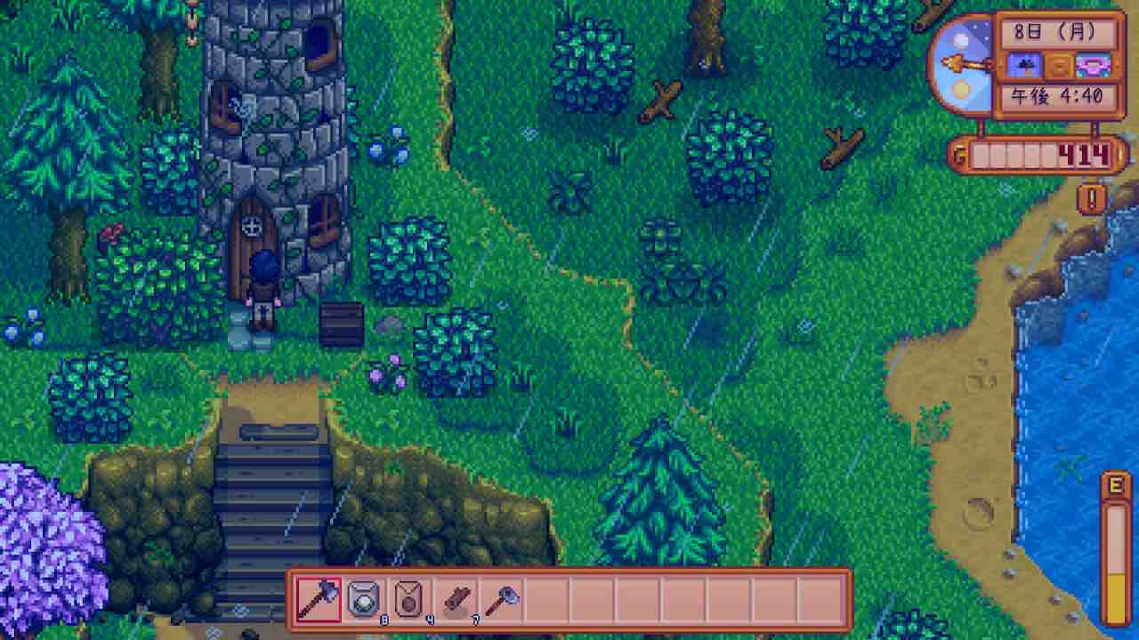 Stardew Valley 春 8日目 まわるかいだん Stardew Valley 春 8日目 まわるかいだん