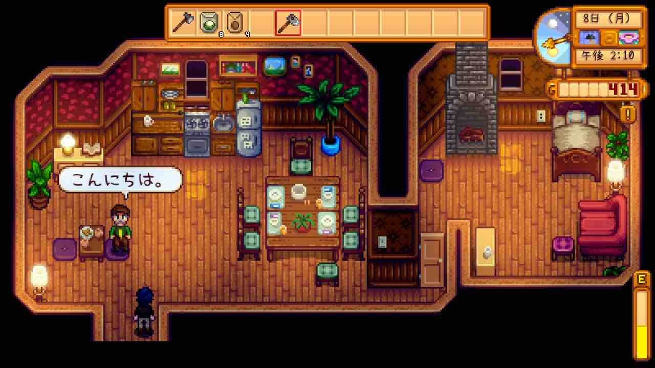 Stardew Valley 春 8日目 まわるかいだん Stardew Valley 春 8日目 まわるかいだん