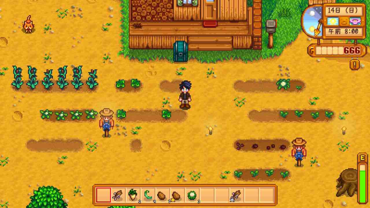 Stardew Valley 春 14日目 まわるかいだん Stardew Valley 春 14日目 まわるかいだん
