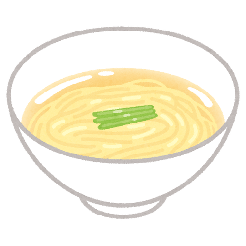 かけそば、かけうどんは有るのにかけラーメンが無いのは何故か？ 	