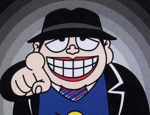 喪黒福造「カフェでノートパソコンを開いてらっしゃるのですか。お若いのに感心ですなぁ」