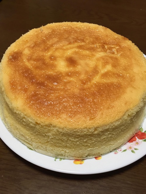 嫁が焼いたチーズケーキ