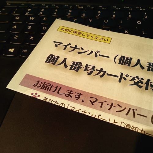 マイナンバーカードって流行らなかったな