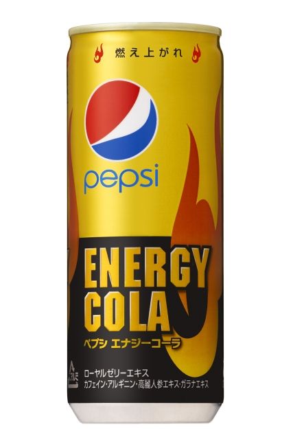 ペプシに高麗人参やガラナエキスを配合　「ペプシ エナジーコーラ」　143円