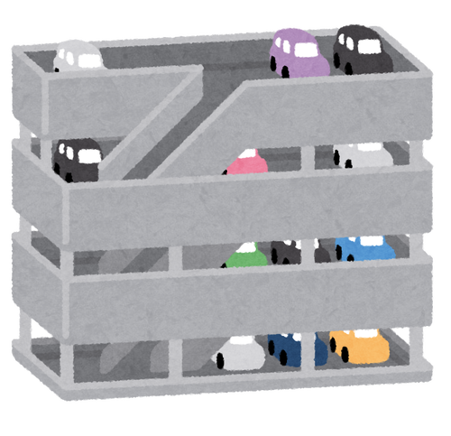 ワイサボり営業マン、大雨のためホムセンの立駐に退避