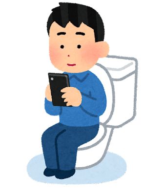 toilet_smartphone_man
