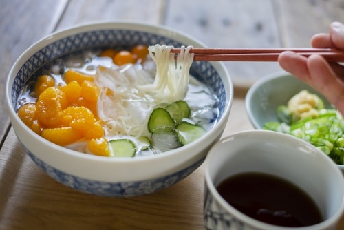 友達の実家でそうめんごちそうになったとき