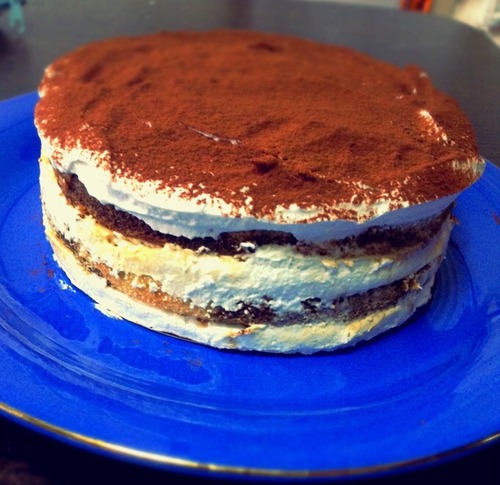 さっきティラミス作ったんだけど見てくれ