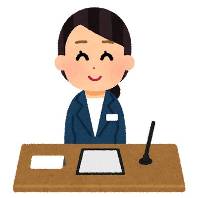 hotel_front_woman
