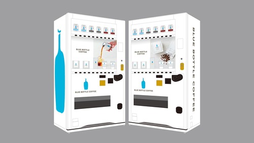 【画像】渋谷に「ブルーボトルコーヒー」自販機　登場！！！！！！！