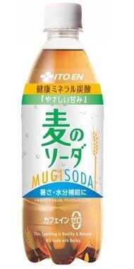 伊藤園、熱中症対策炭酸飲料「麦のソーダ」を発売　水分・ミネラルの補給に最適