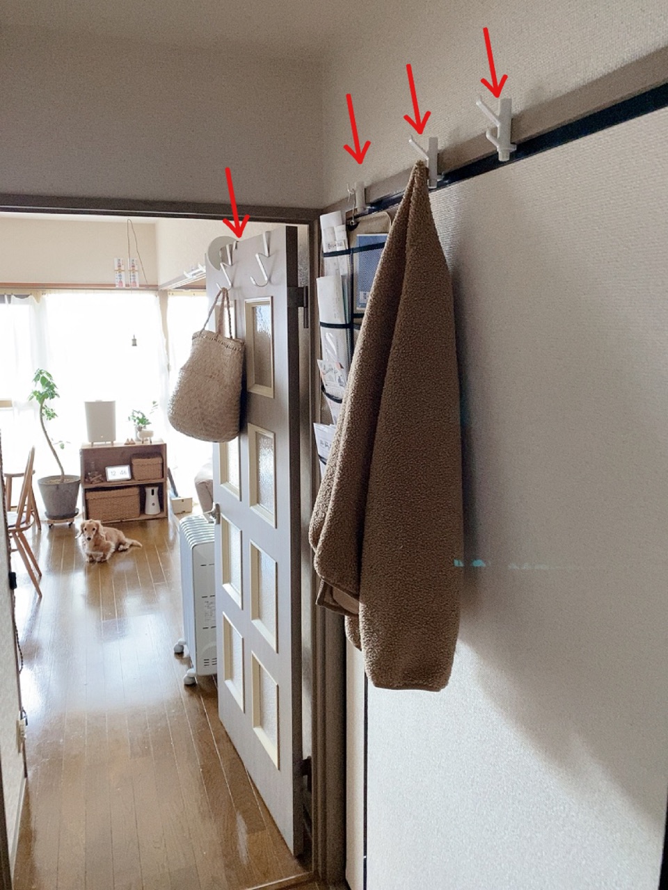 プレゼントを選ぼう 鴨居のフック ナチュラル その他