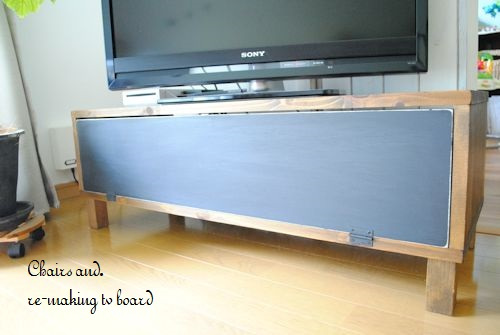 テレビボードをリメイク 失敗の巻 ﾟdﾟ Chairs And インテリアコーディネーター的ｄｉｙと暮らしのブログ Powered By ライブドアブログ