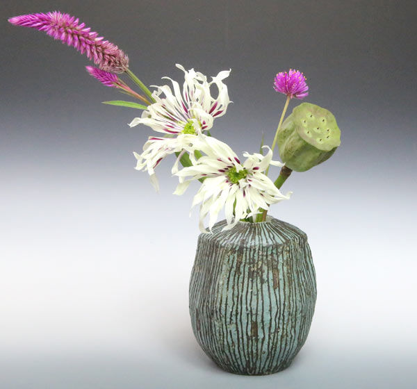 増田光 花器 くま 親子 増田光 クマ フラワーベース 花瓶 オブジェ