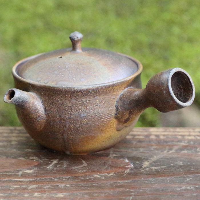 山本広巳 薪窯焼成焼締急須 満容量280ml 万古焼急須 : 茶器chaki