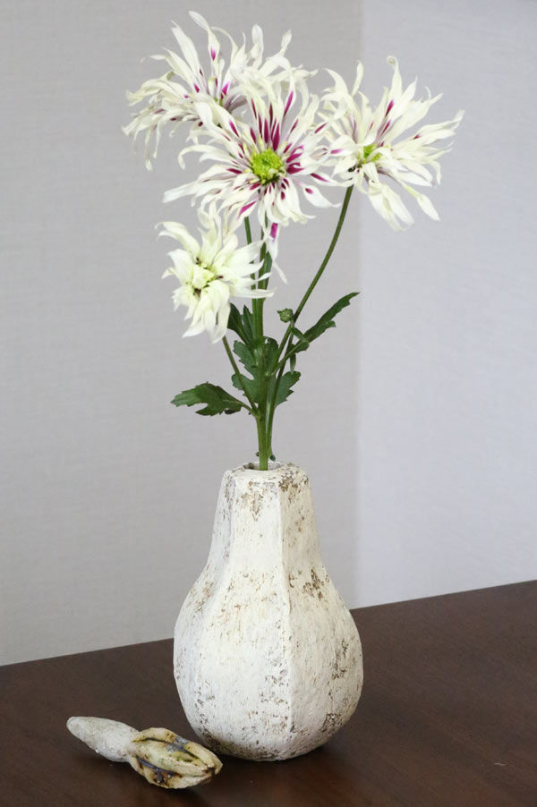 陶器の花瓶◆手びねり 焼き物 ハンドメイド 0_bed51a3a01896bd50f0311098ff4