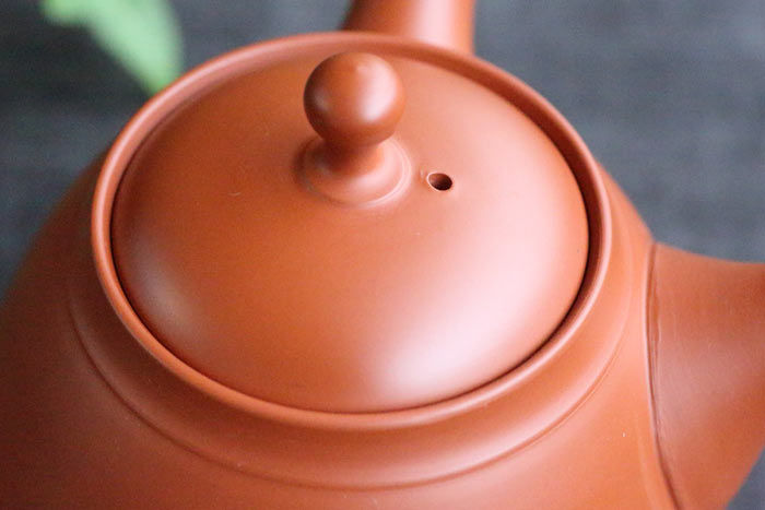 吉川雪堂 常滑焼 朱泥急須310ml 緑茶 煎茶急須 木箱入り : 茶器chaki