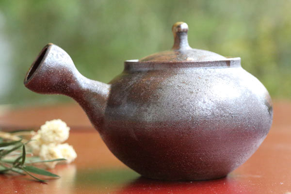 笑酔　万古焼　急須 萬古焼（ばんこやき）】醉月陶苑 窯印急須（彩りコマ） - 三重県