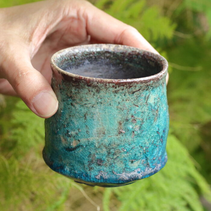 岩里侑也さんの窯変湯呑です : 茶器chaki