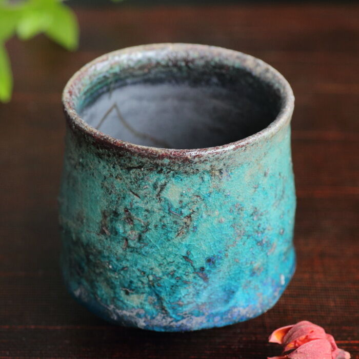 岩里侑也さんの窯変湯呑です : 茶器chaki