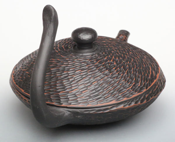 削り飛天 手付宝瓶 村田益規 常滑焼 玉露茶急須 満容量 100ml : 茶器chaki 直販特別価格 村田益規さんの急須 食器