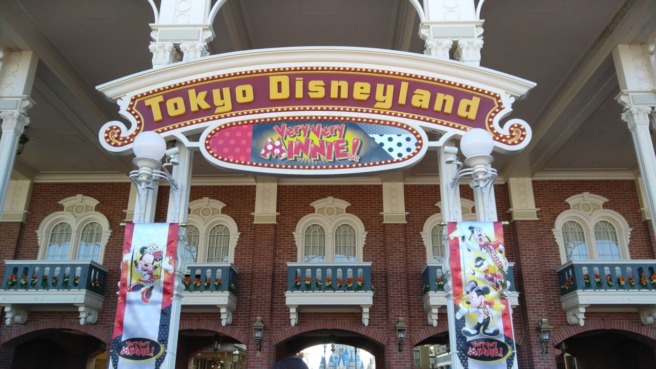 ディズニーランドに来ています Chakkoのtdrに行ったよ
