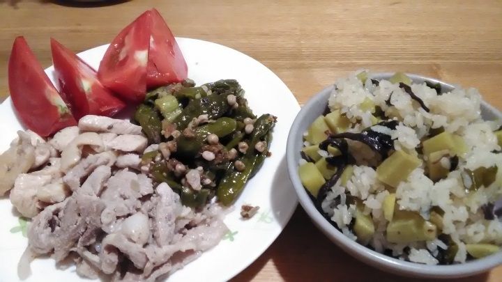 8月15日 晩ご飯