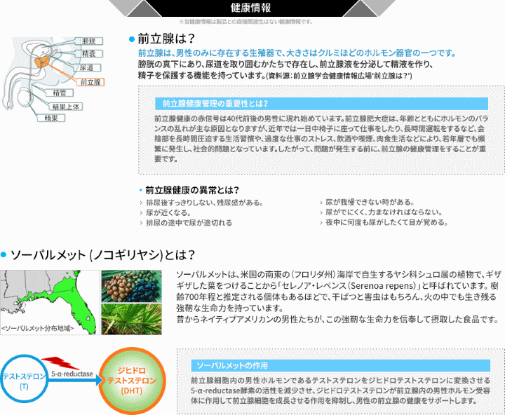 アトミオーソーパルメット(健康情報)